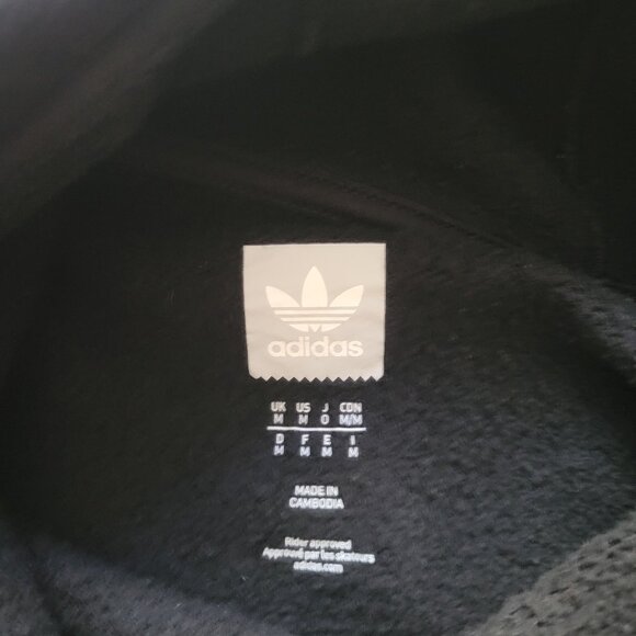 Adidas Skateboarding Black Box Logo Trefoil Hoodie Men’s Medium Fleece  Item Des - Picture 4 of 8